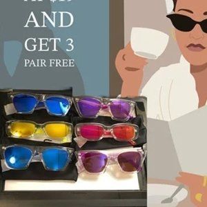 Fashion Eyewear, Buy six pair for $19, and get 3 Double packs free